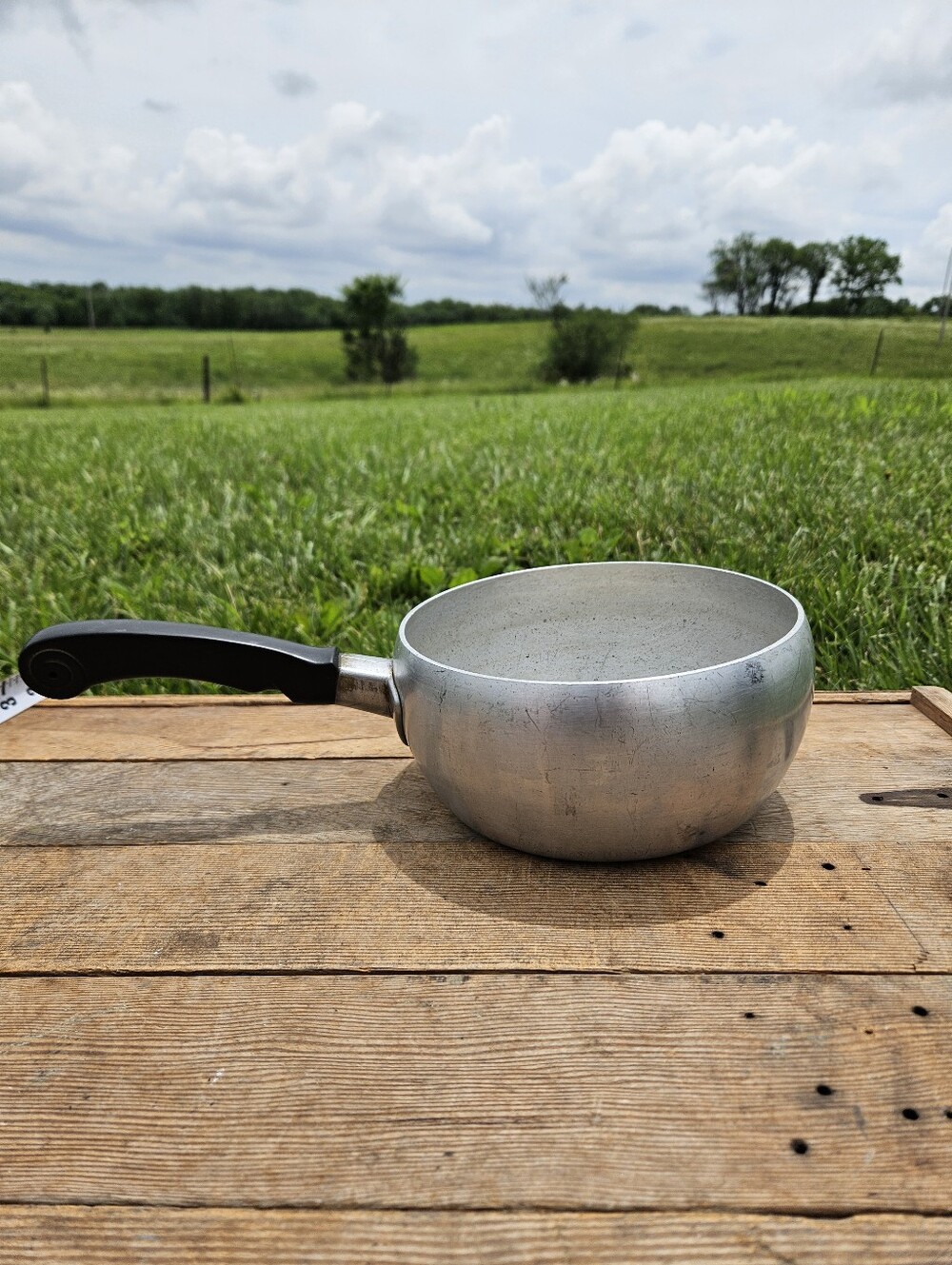 Vintage Wear-Ever 2162 1/2 Aluminum Sauce Pan 2-1/2 QT USA Made Heavy Gauge...